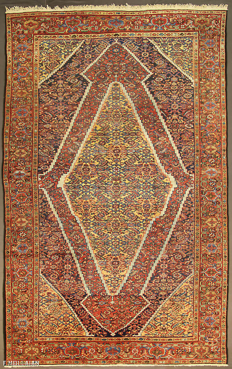 Antique Persian Mahal Carpet n°:55979612